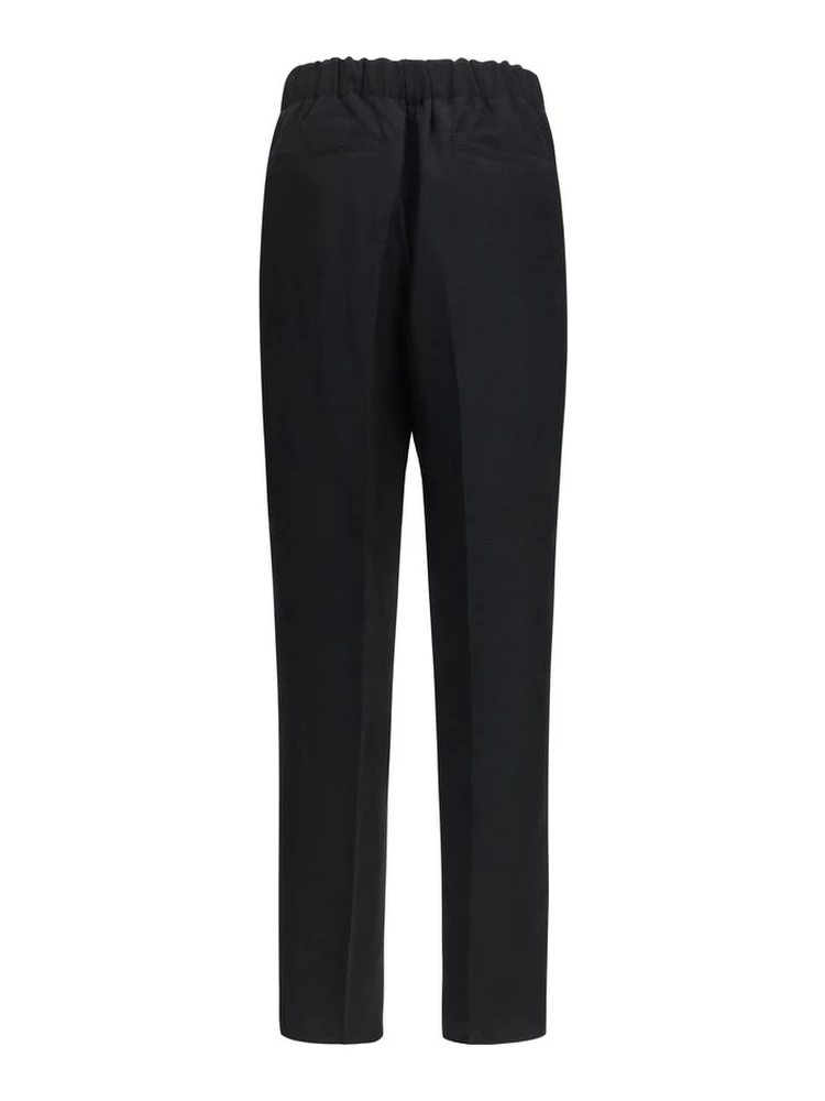 Black Viscose Casual Pants alternative