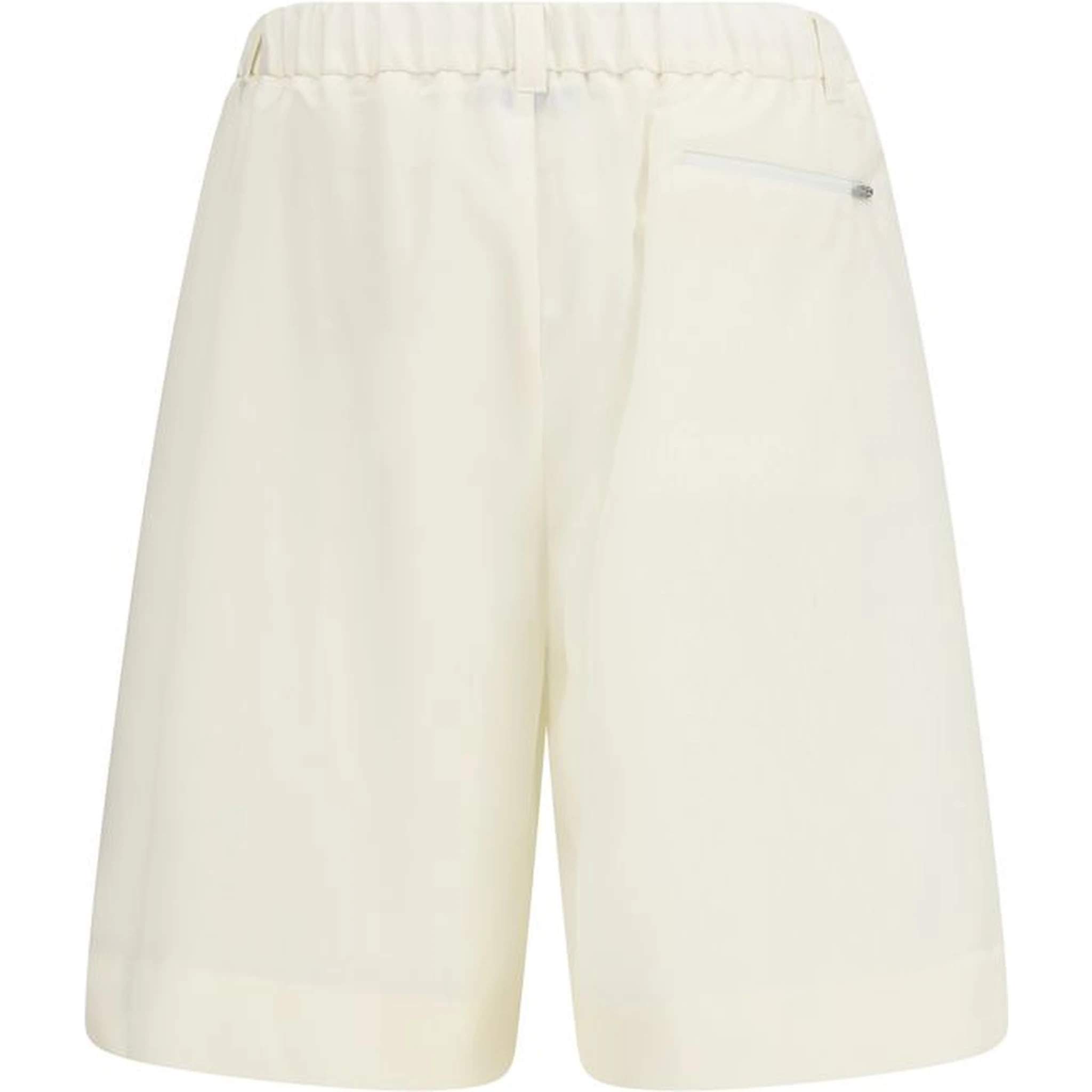 Beige Polyester Shorts
