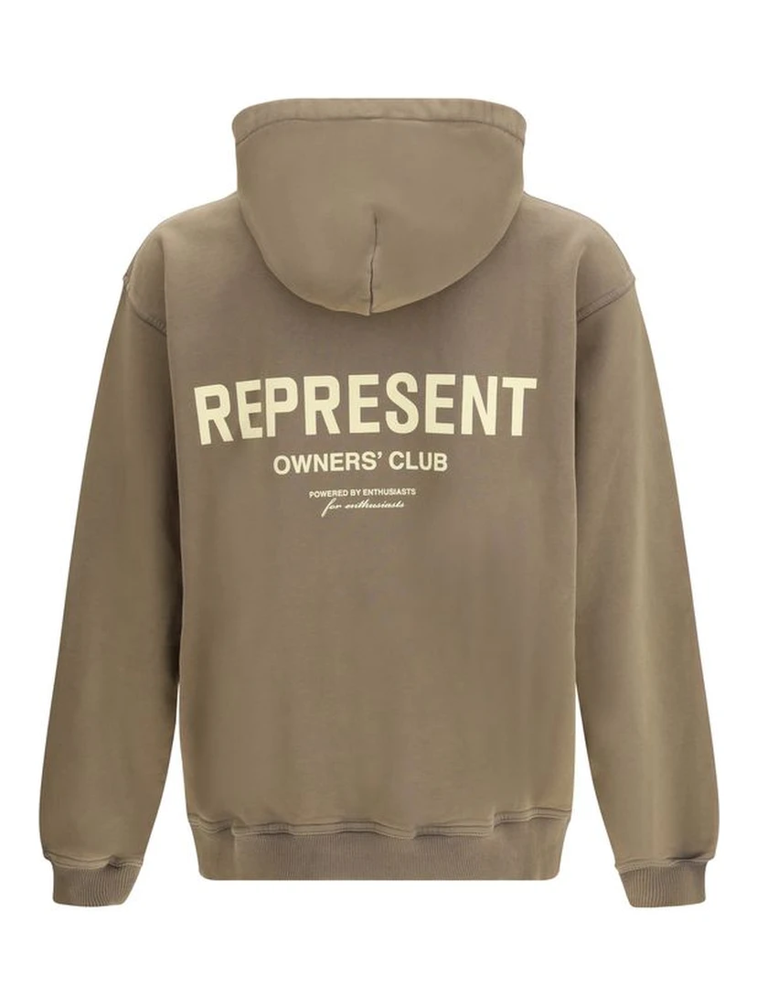 Brown Cotton Sweatshirt