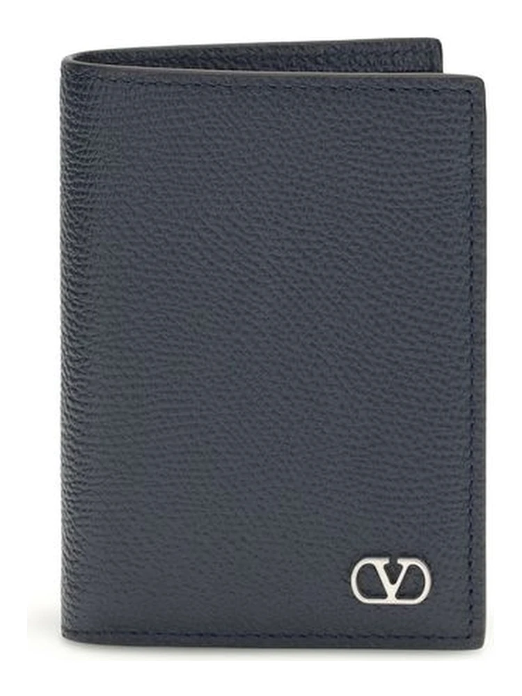 Blue Calf Leather Bos Taurus Wallet