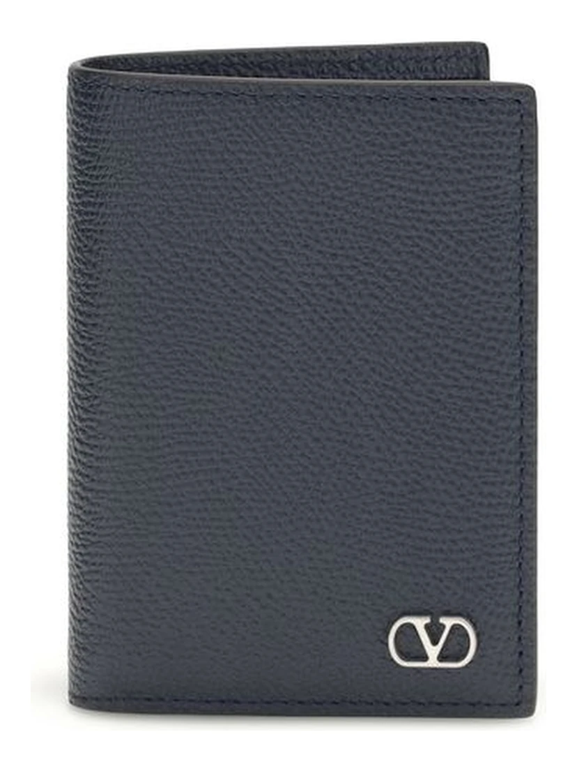 Blue Calf Leather Bos Taurus Wallet