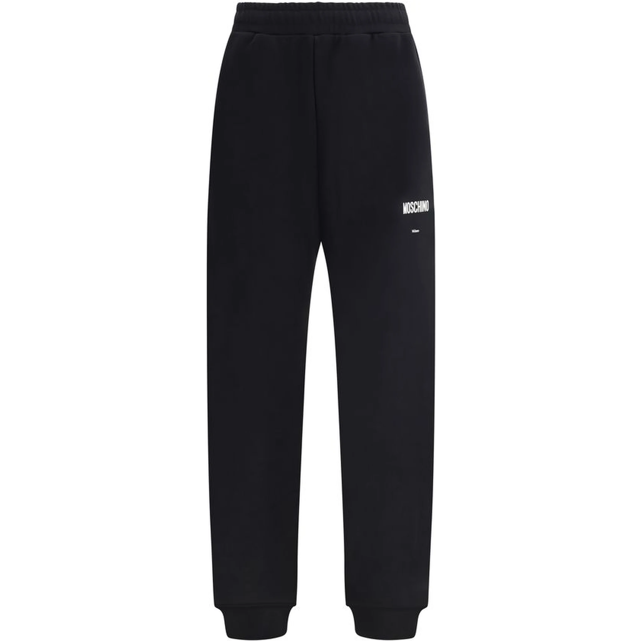 Black Cotton Casual Pants