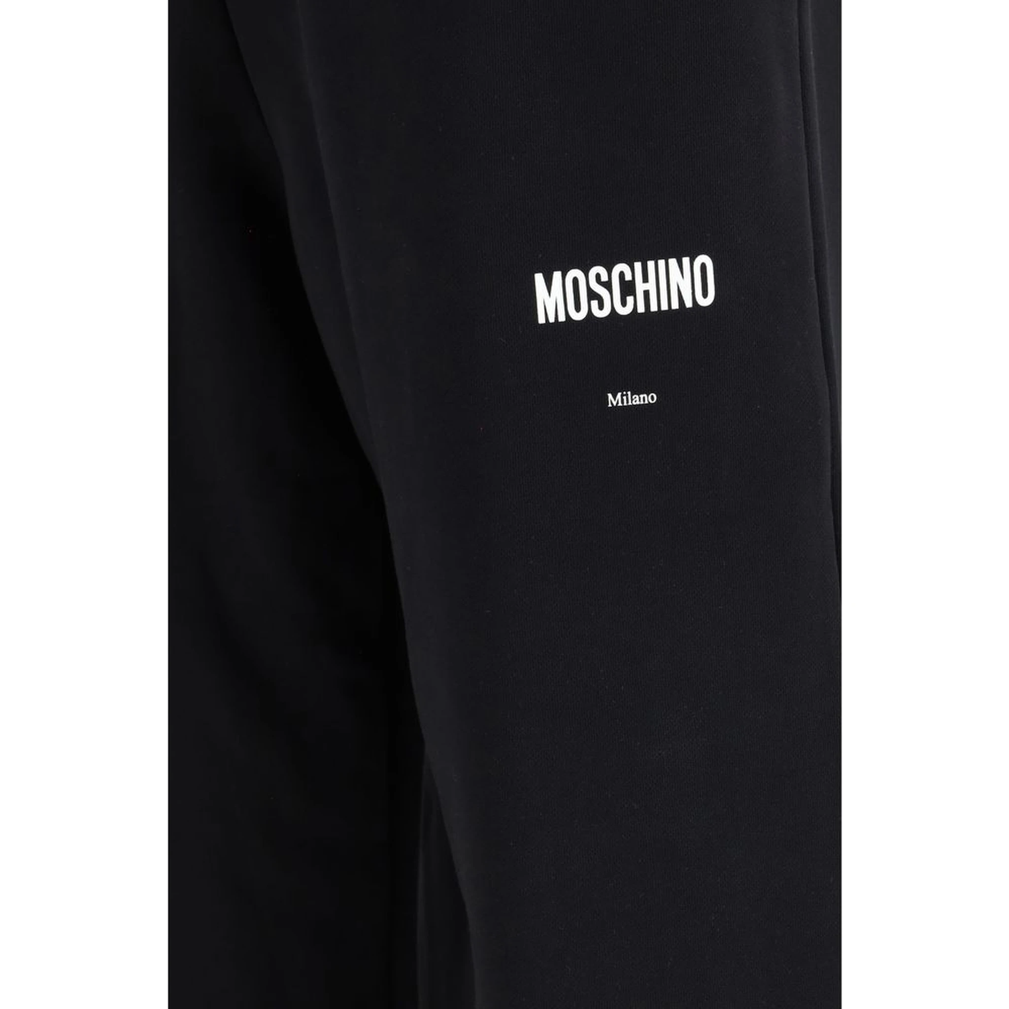 Black Cotton Casual Pants