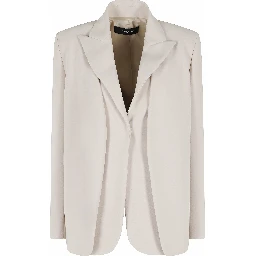 GIACCA CON GILET IN CADY - 2 PEZZI