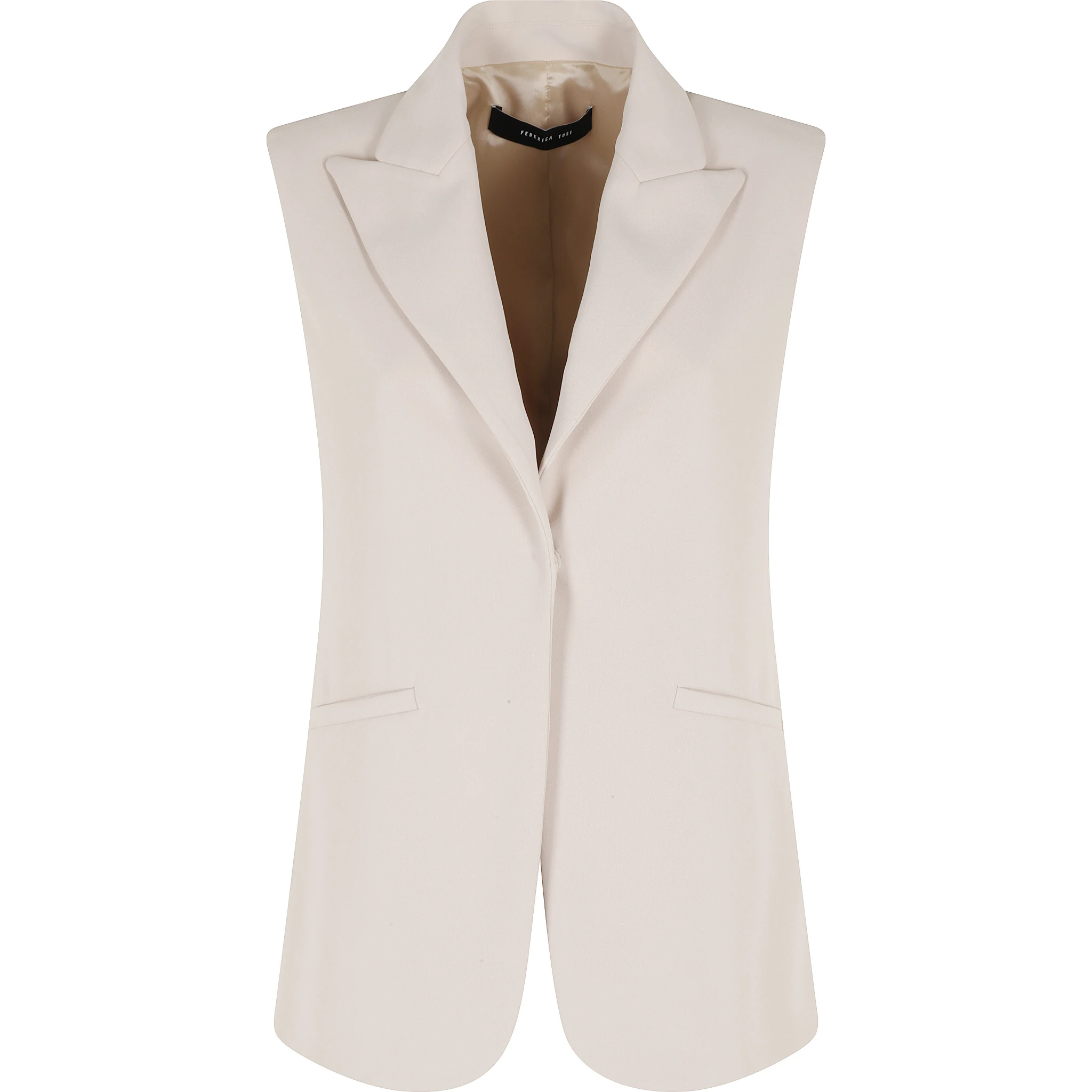 GIACCA CON GILET IN CADY - 2 PEZZI