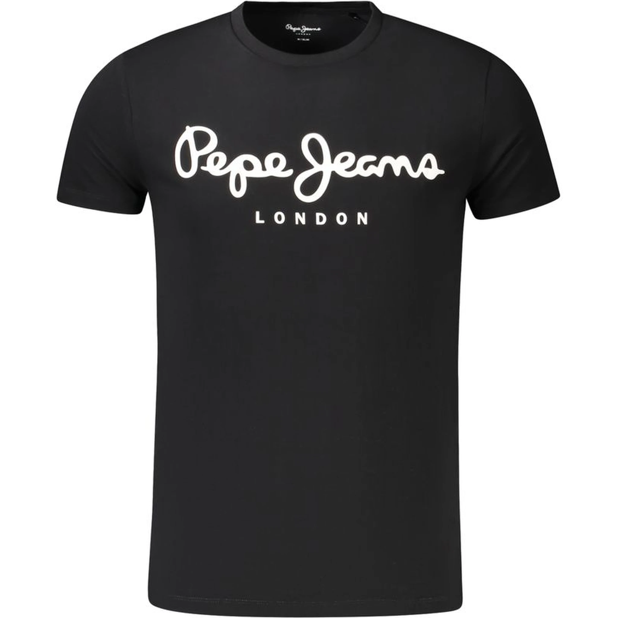 Black Cotton Men's T-Shirt