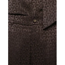 Horsebit silk pants