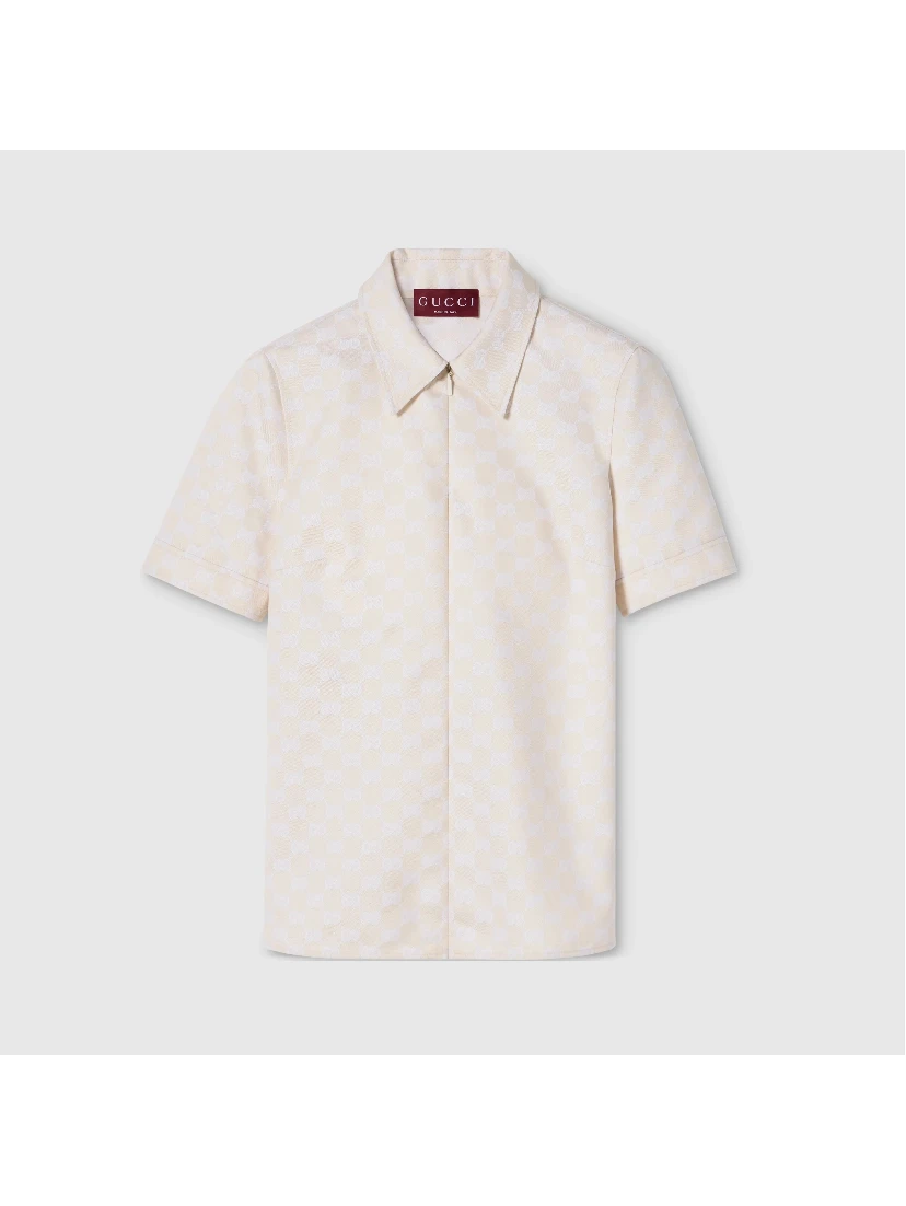 Cotton gabardine t-shirt
