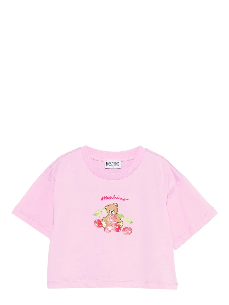 MOSCHINO KIDS T-shirts and Polos Fuchsia