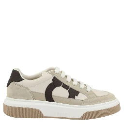Multicolor Calf Leather Bos Taurus Platform Sneakers