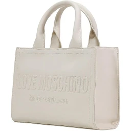 Beige Polyethylene Handbag