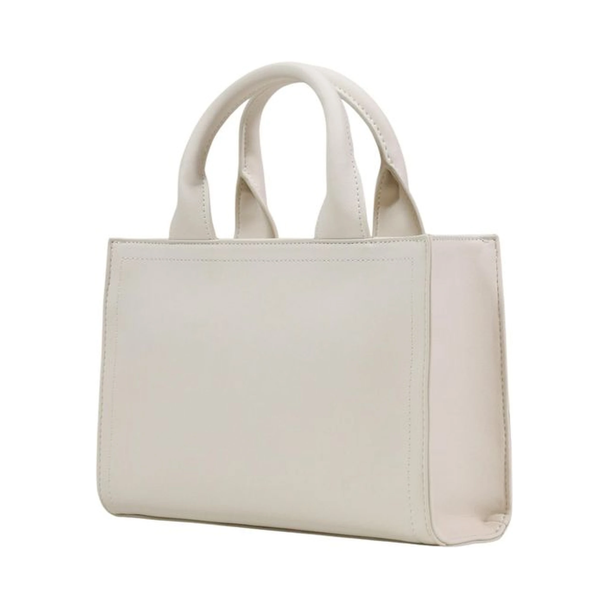 Beige Polyethylene Handbag
