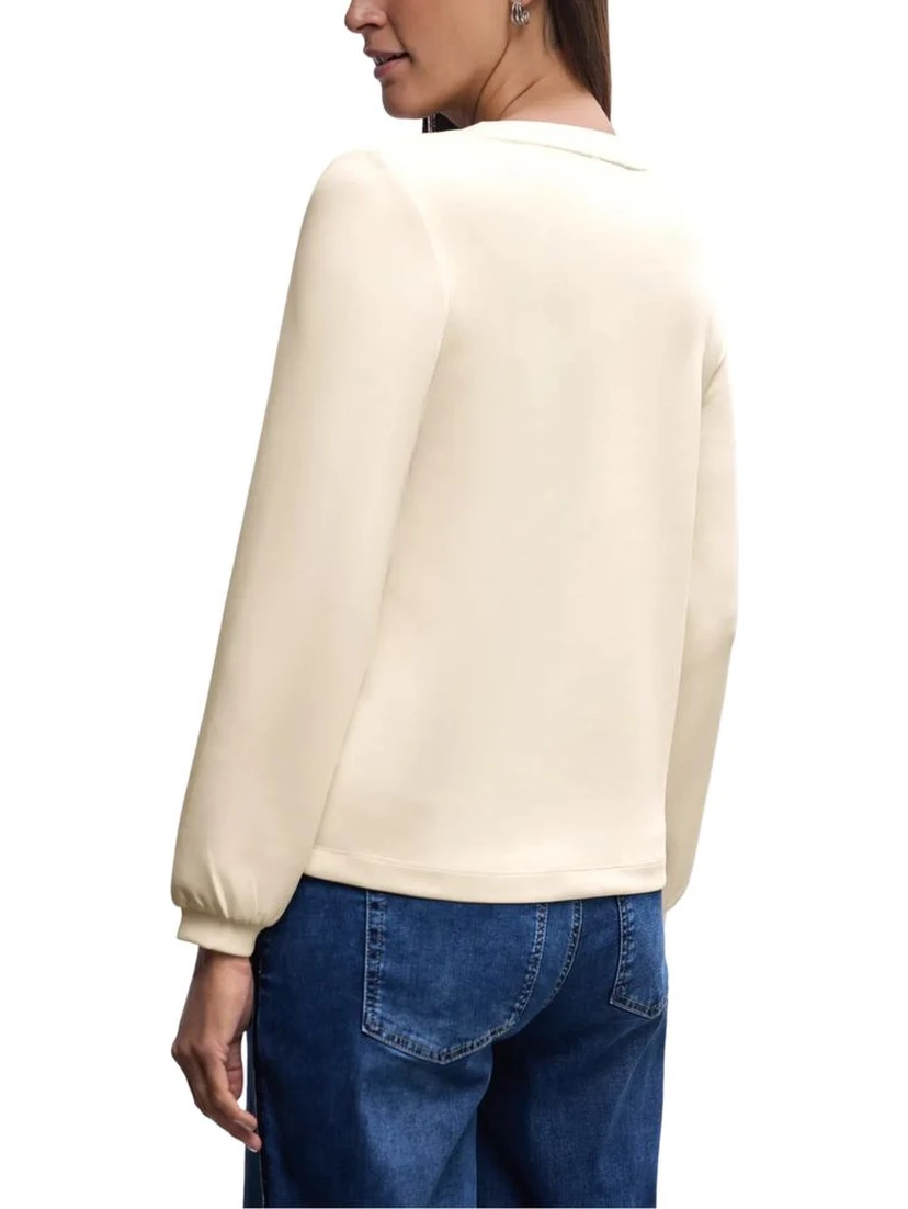 Beige Modal Sweatshirt