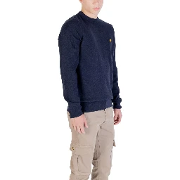 Blue Nylon Sweatshirt