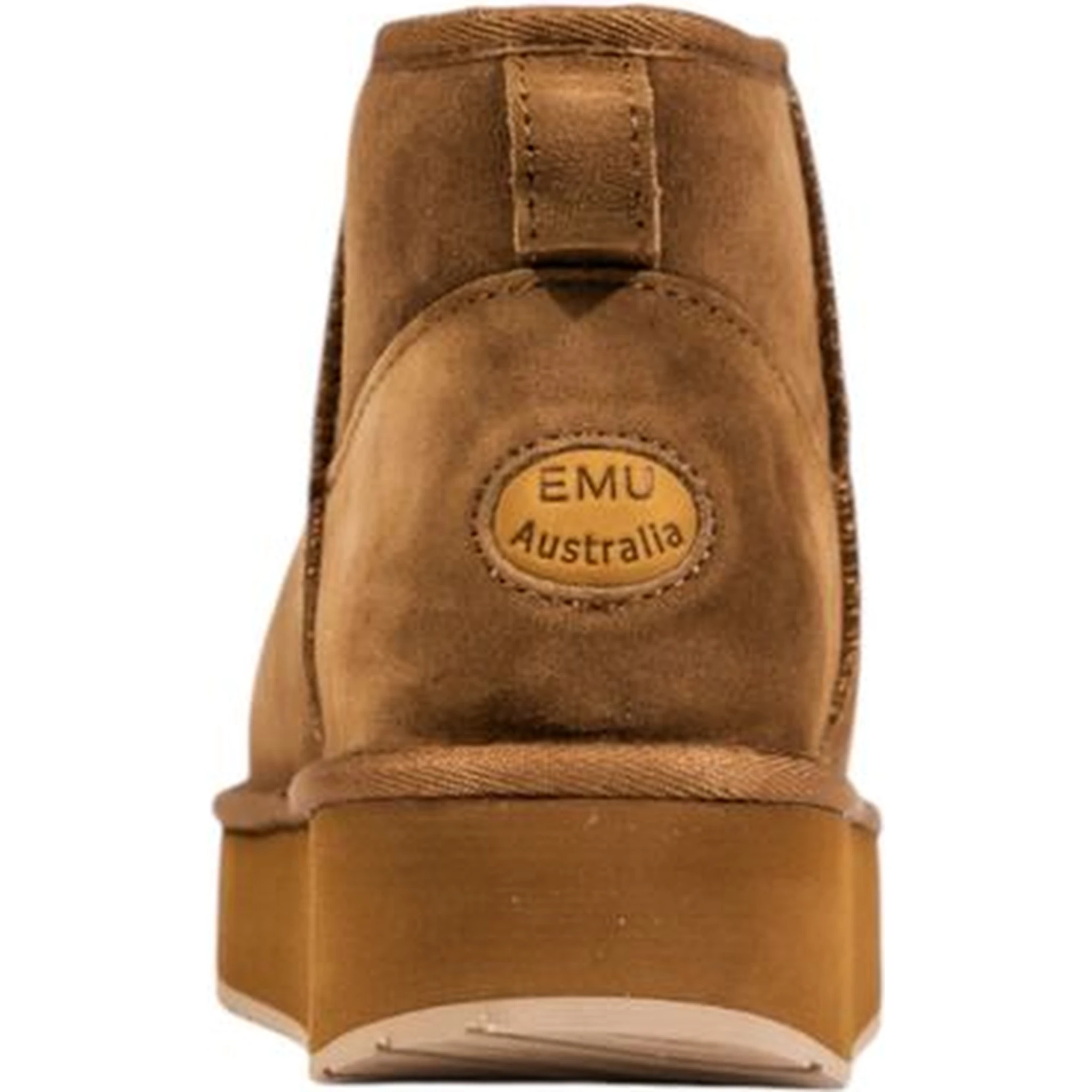 Beige Leather Ankle Boots