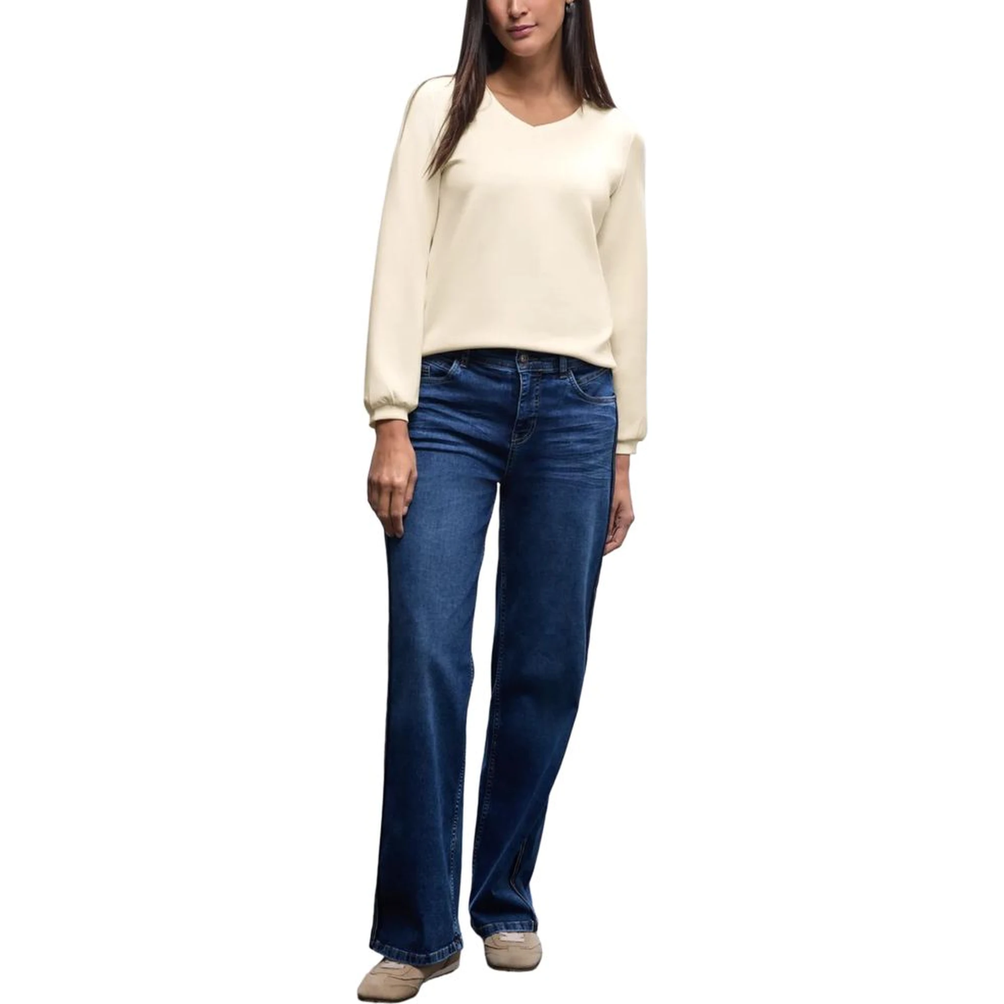 Beige Modal Sweatshirt