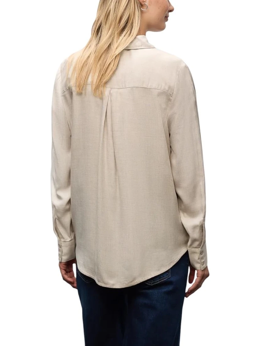 Beige Viscose Blouse