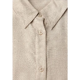 Beige Viscose Blouse