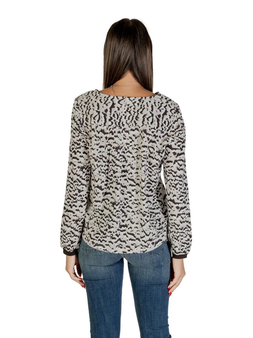 Bicolor Viscose Blouse