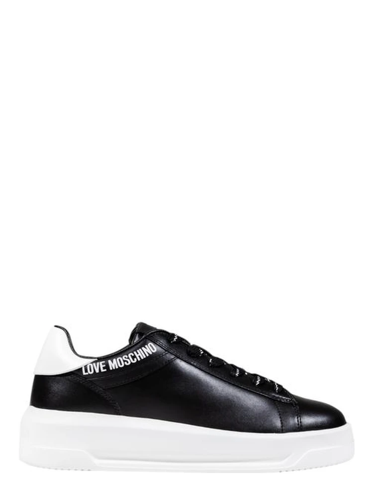 Black And White Synthetic Chunky Sneakers
