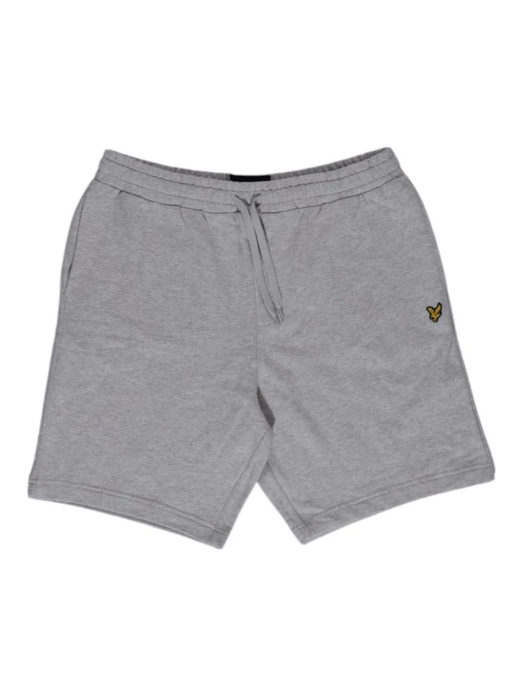 Gray Cotton Bermuda Shorts