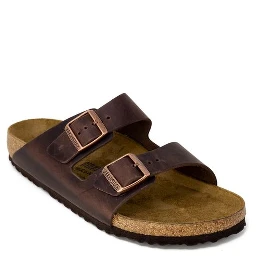 Brown Leather Slippers