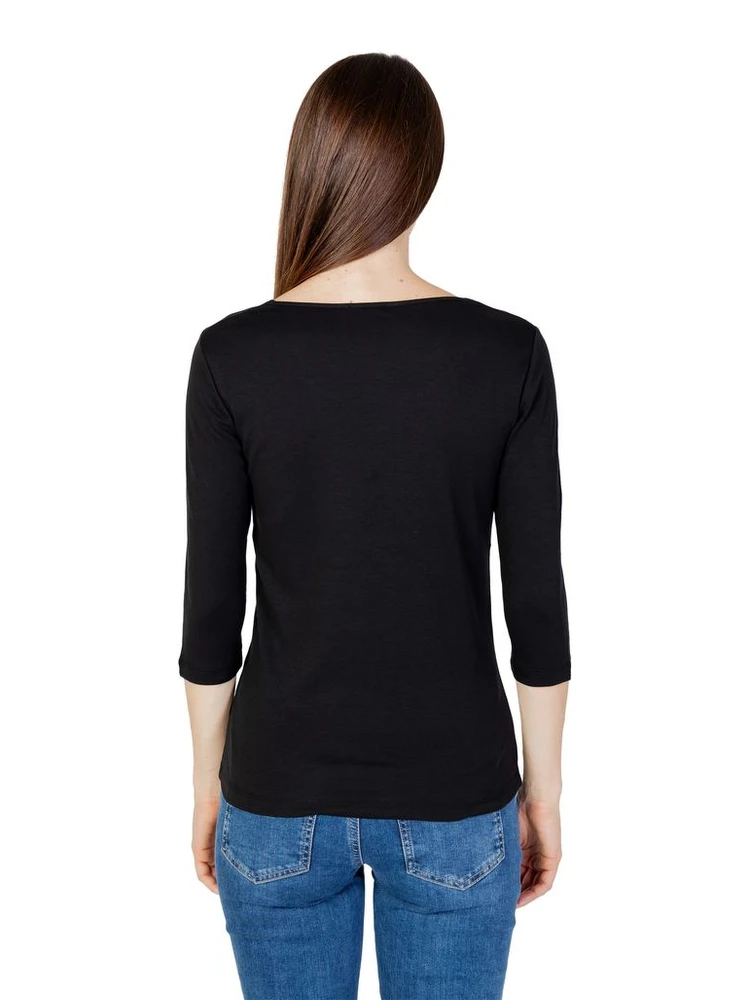 Black Cotton Long Sleeve T-Shirt alternative