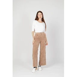 Cream Cotton Long Sleeve T-Shirt