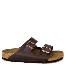 Brown Leather Slippers
