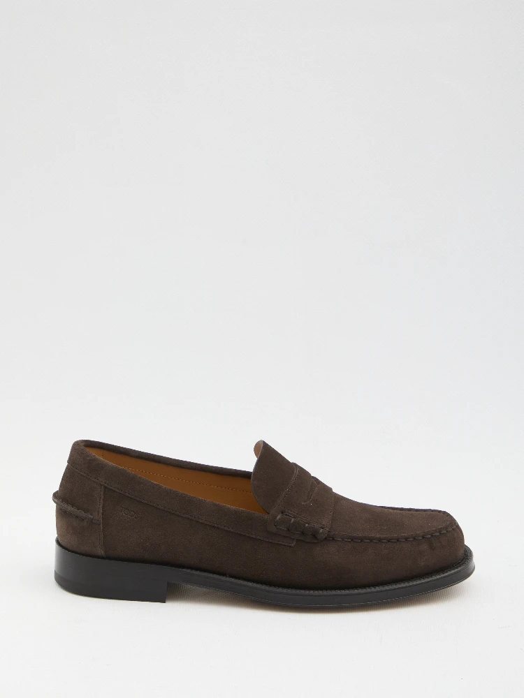 Suede loafers