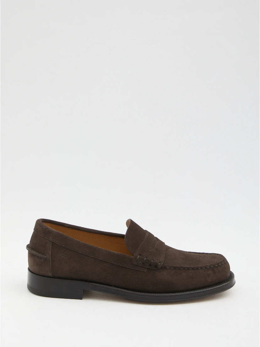 Suede loafers