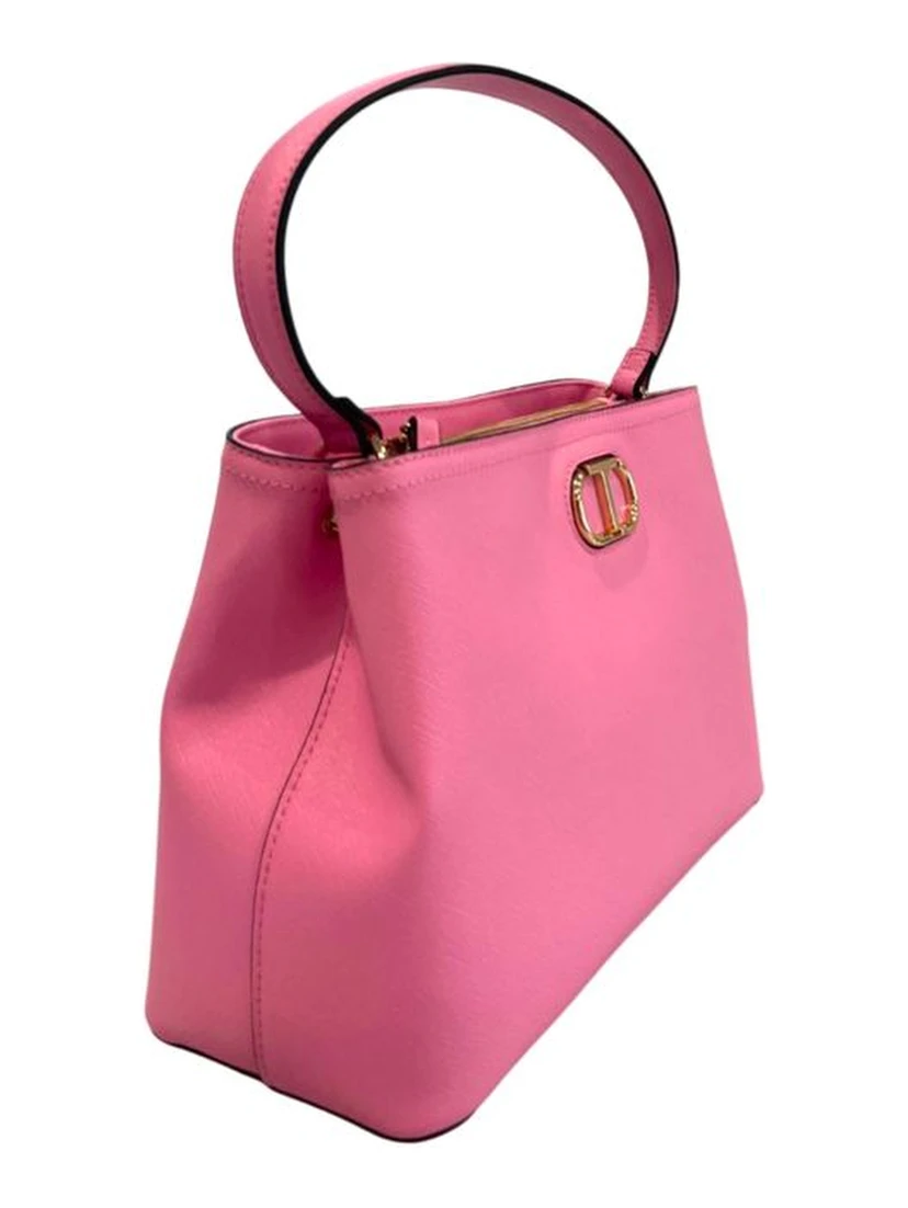 Pink PU Women Handbag