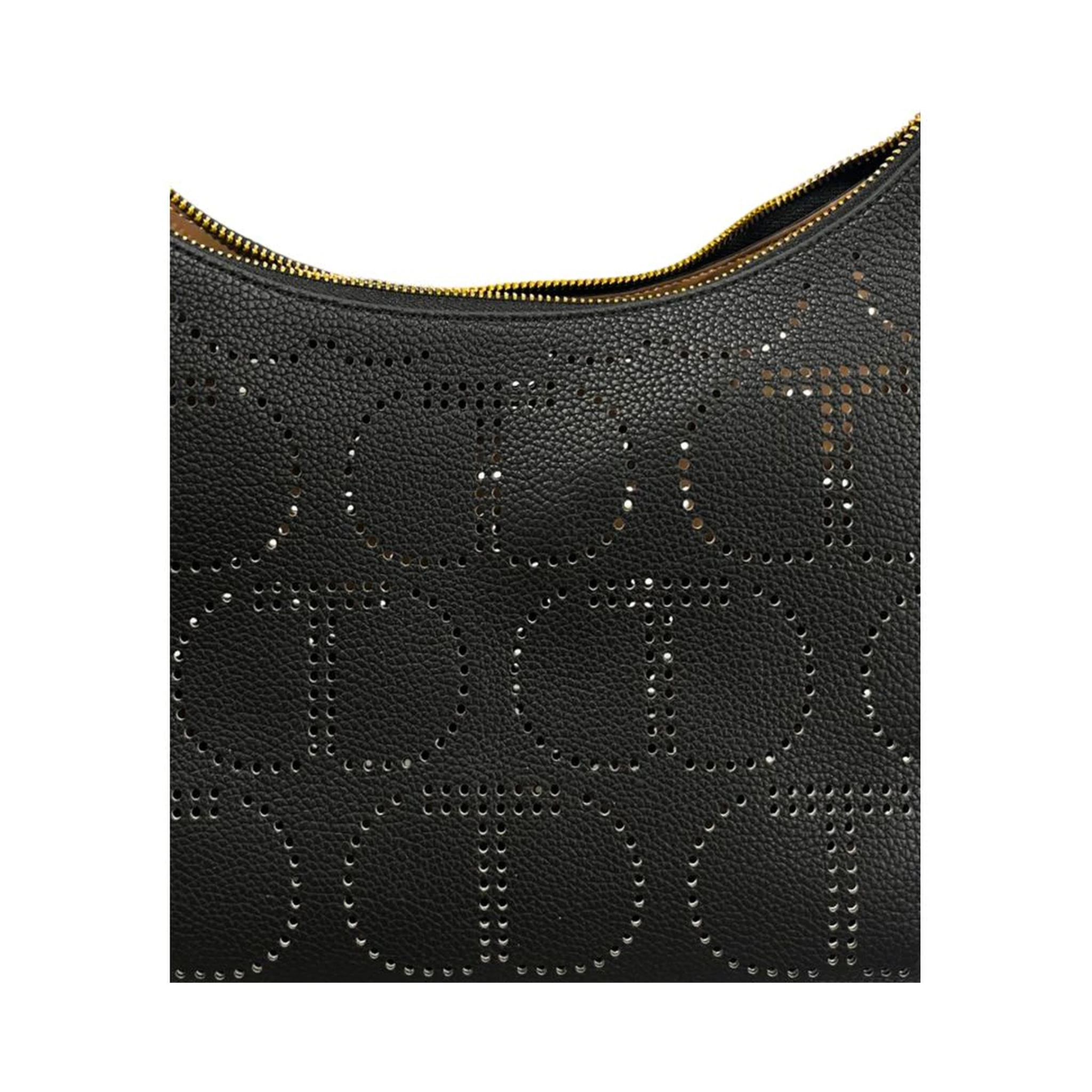 Black Polyethylene Shoulder Bag