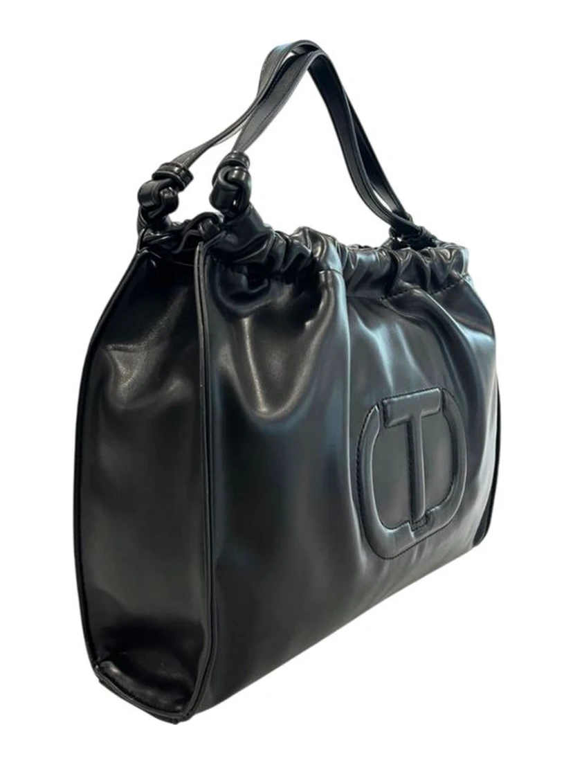 Black PU Women Shoulder Bag