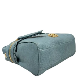 Blue PU Women Handbag