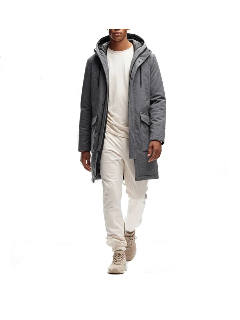 Gray Cashmere Coat