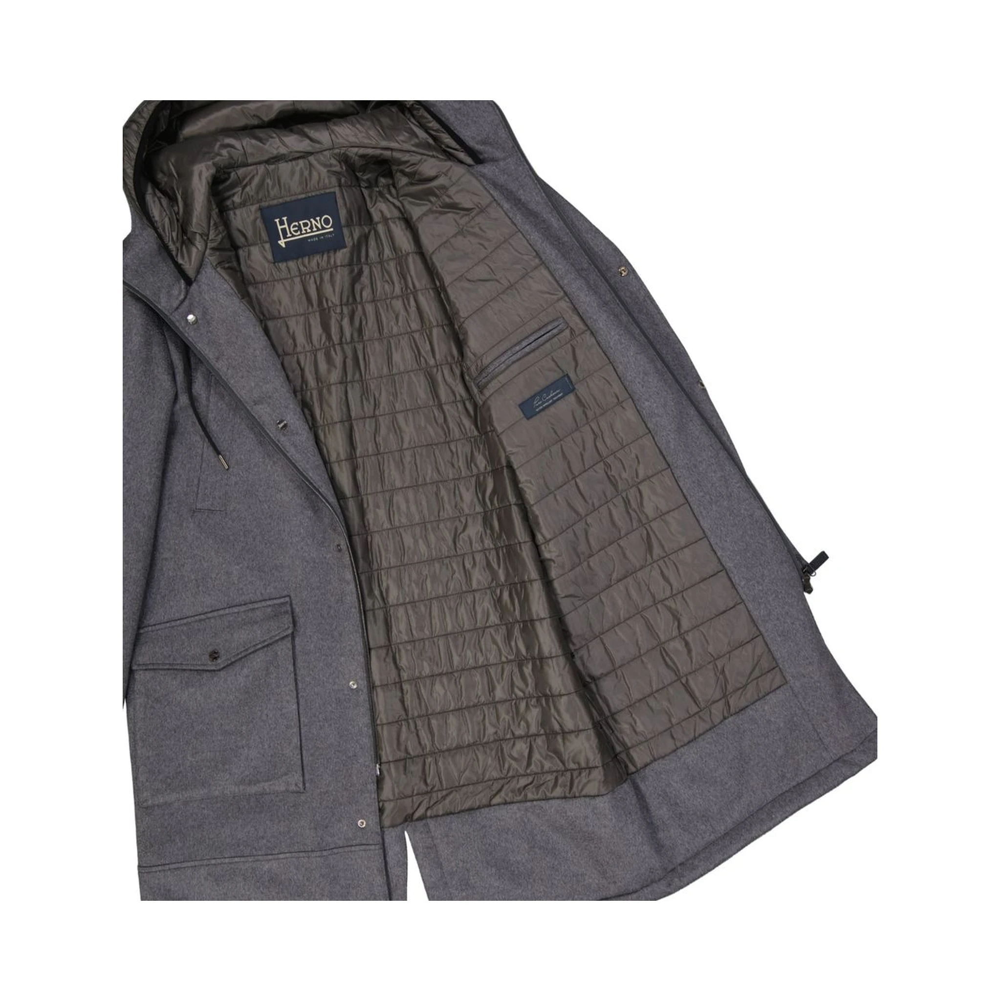 Gray Cashmere Coat