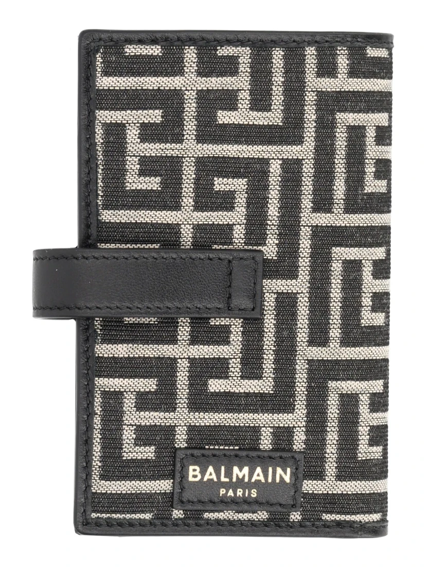 MONOGRAM CARD HOLDER WITH PADLOCK