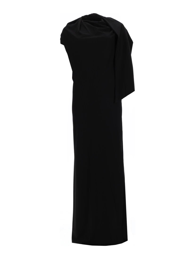 LONG DRESS WITH SCARF