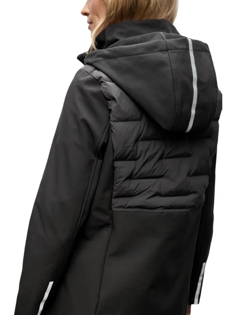 Black Polyester Coat