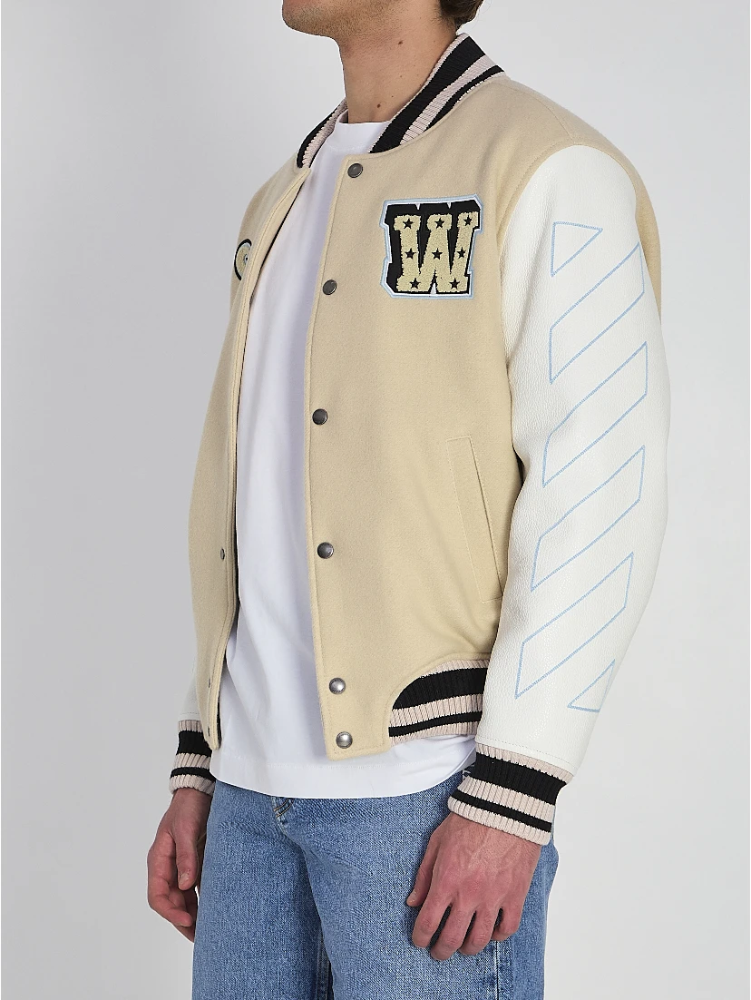 Varsity bomber jacket