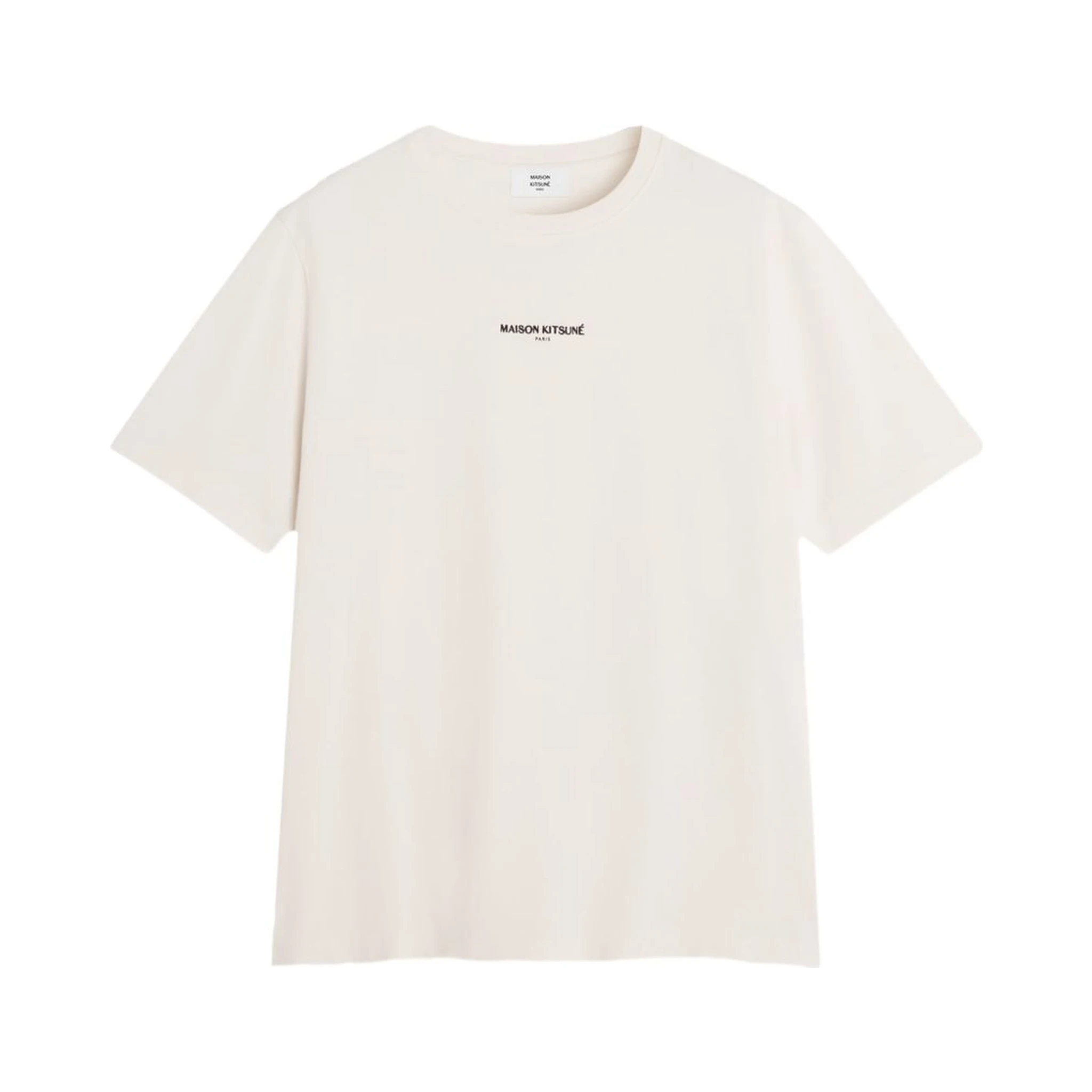 تيشيرتات وبولو من MAISON KITSUNE باللون البيج