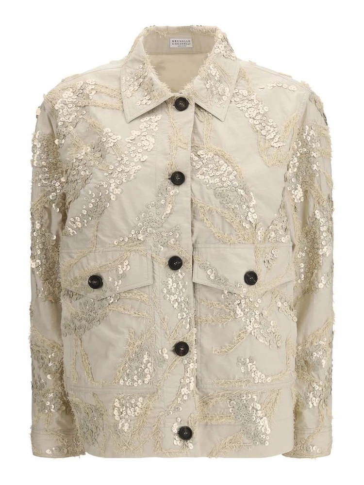 Beige Cotton Coat