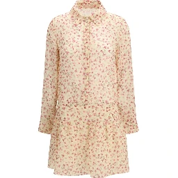 Multicolor Ramie Casual Dress