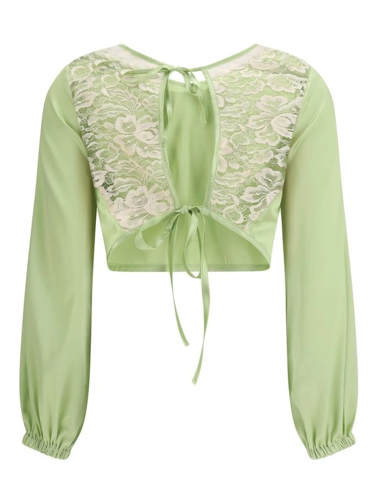 Bicolor Silk Blouse alternative