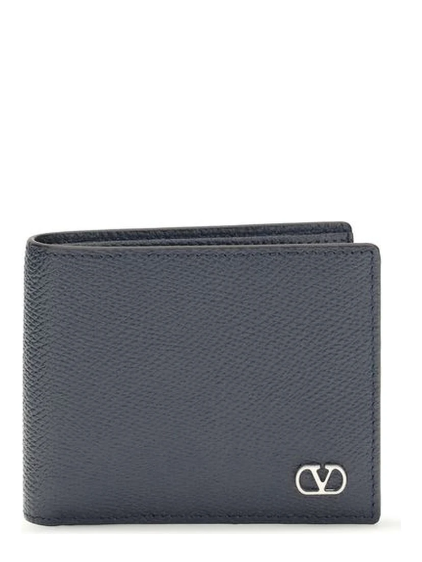 Blue Calf Leather Bos Taurus Wallet