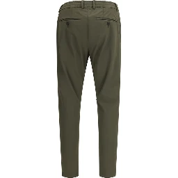 Bicolor Polyester Casual Pants