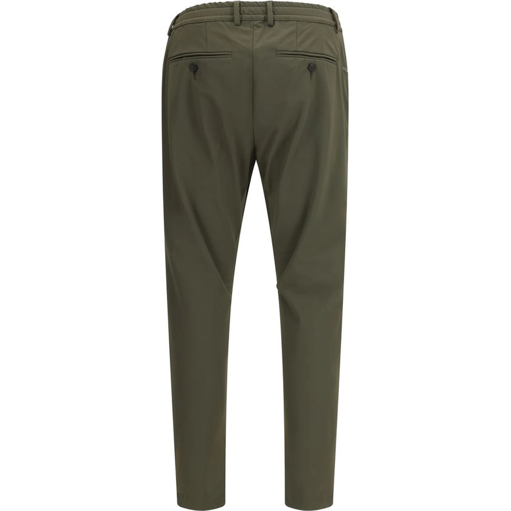 Bicolor Polyester Casual Pants