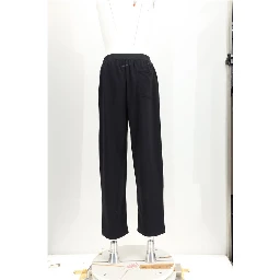Black Cotton Athletic Pants