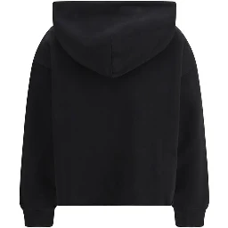 Black Cotton Sweatshirt